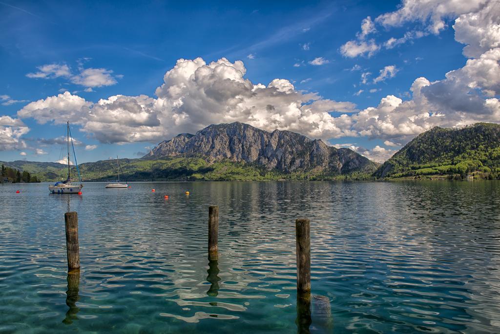 Gasthaus Pension Zur Nixe Steinbach am Attersee Εξωτερικό φωτογραφία